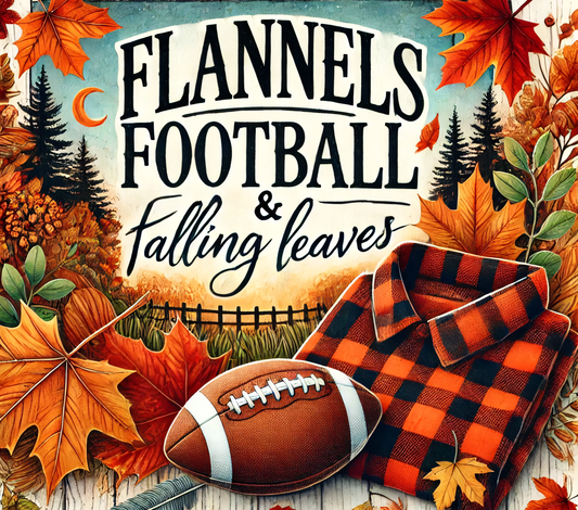 Flannels Football and Falling Leaves