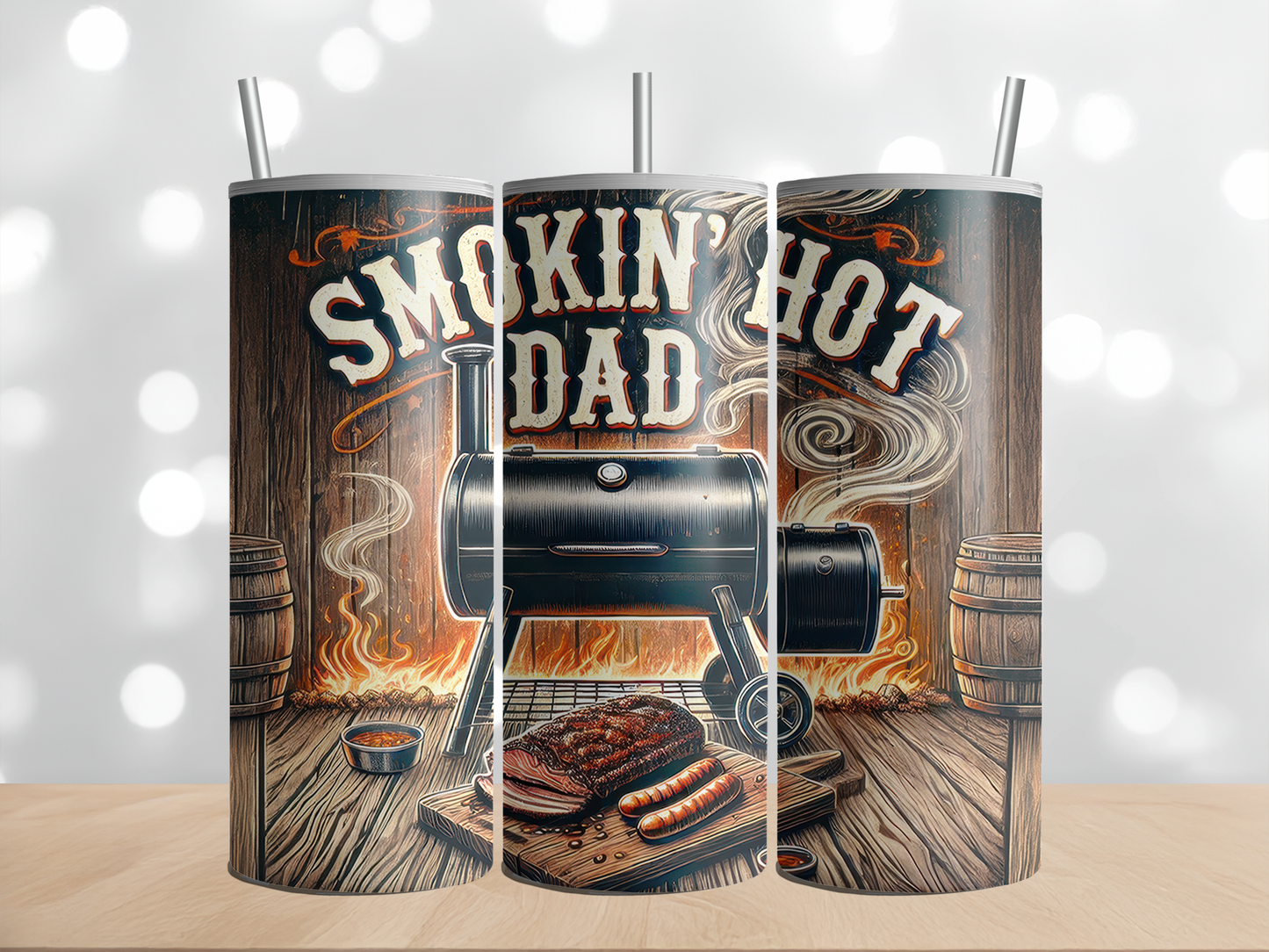 Funny Tumbler (Smoking Hot Dad)