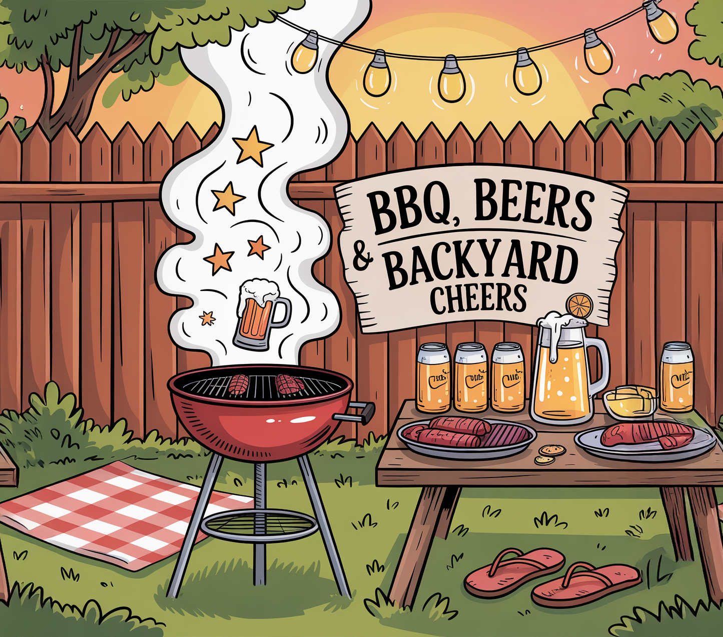 BBQ, Beers, and Backyard Cheers