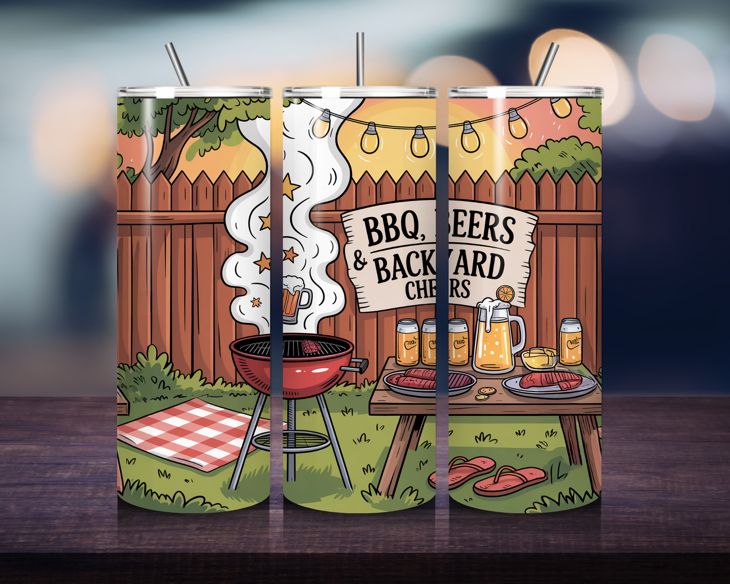 BBQ, Beers, and Backyard Cheers