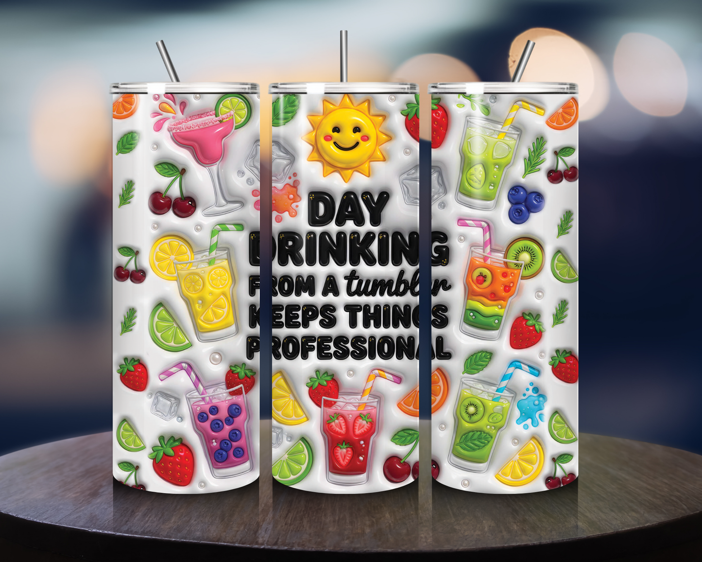 Day Drinking from a Tumbler Keeps Things Professional.