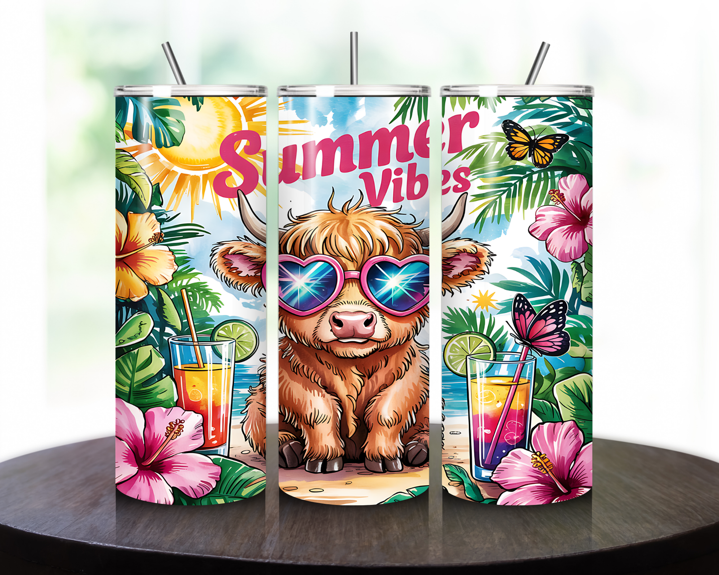 Highland Cow Summer Vibes