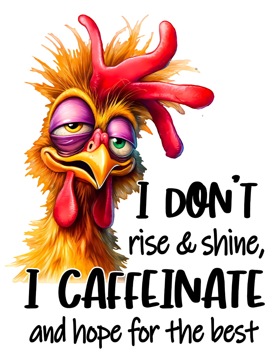 I Don't Rise and Shine I Caffeinate and Hope for the Best