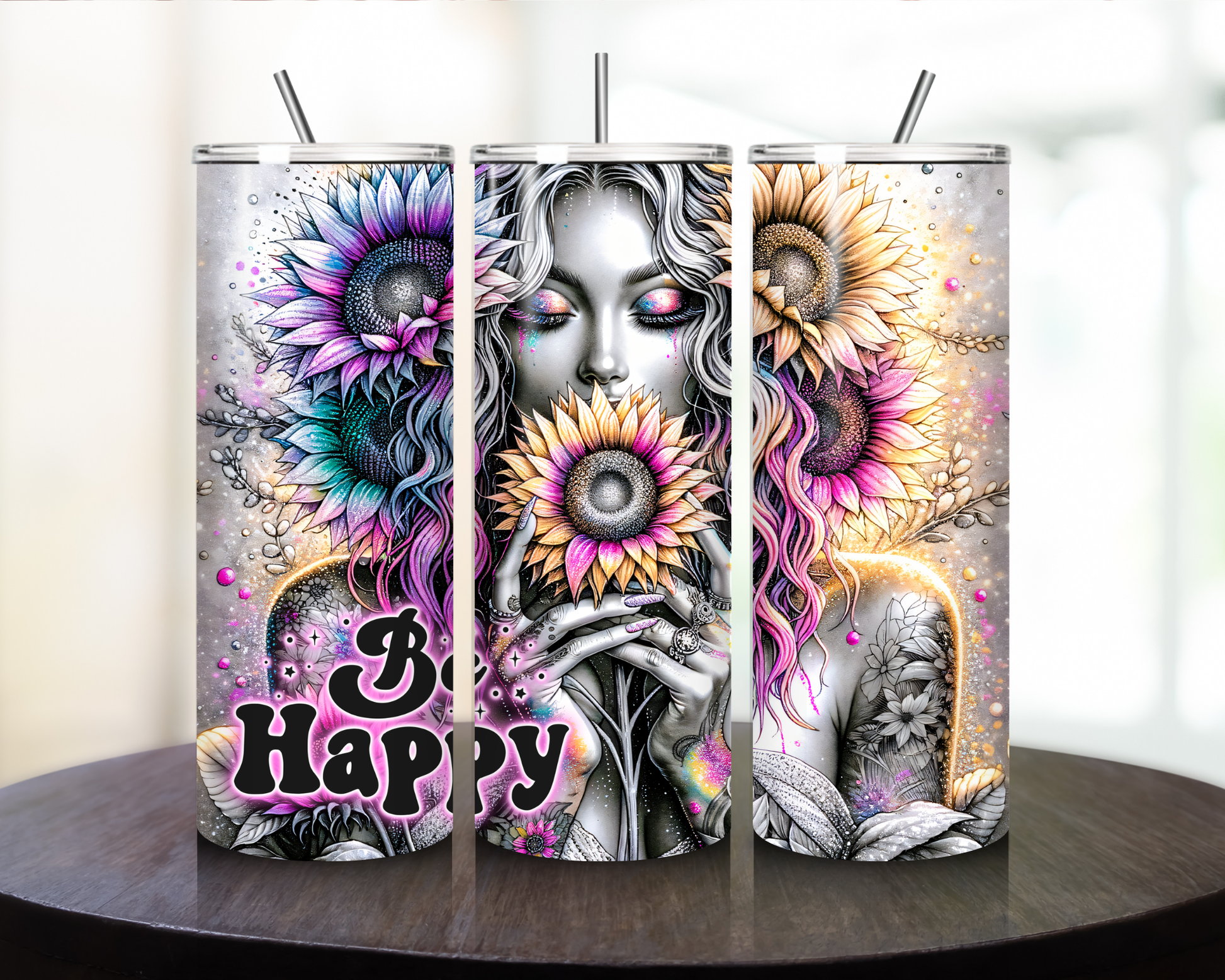 Be Happy - Tumbler Kraze