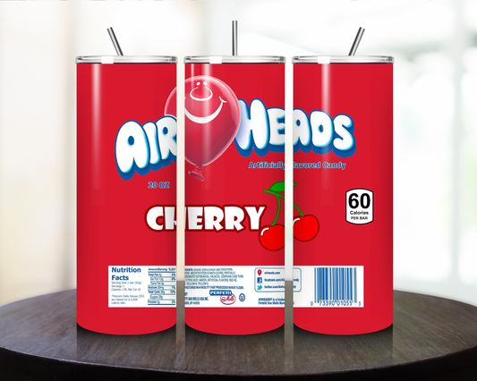 Cherry Airheads Tumbler - Tumbler Kraze