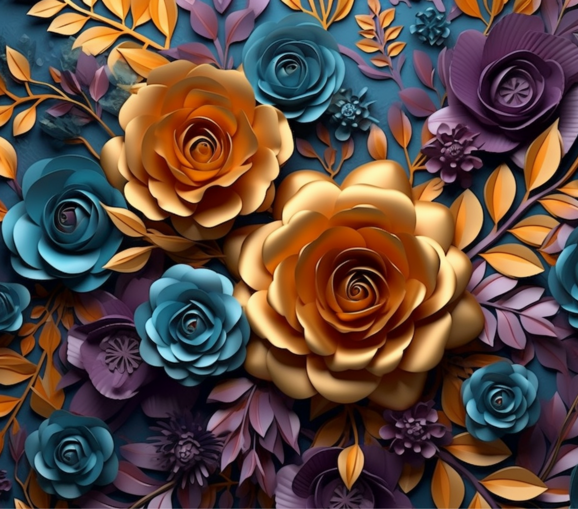 Gold and Purple - Tumbler Kraze