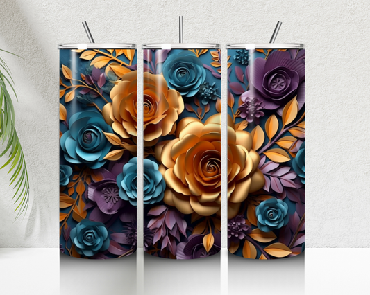 Gold and Purple - Tumbler Kraze