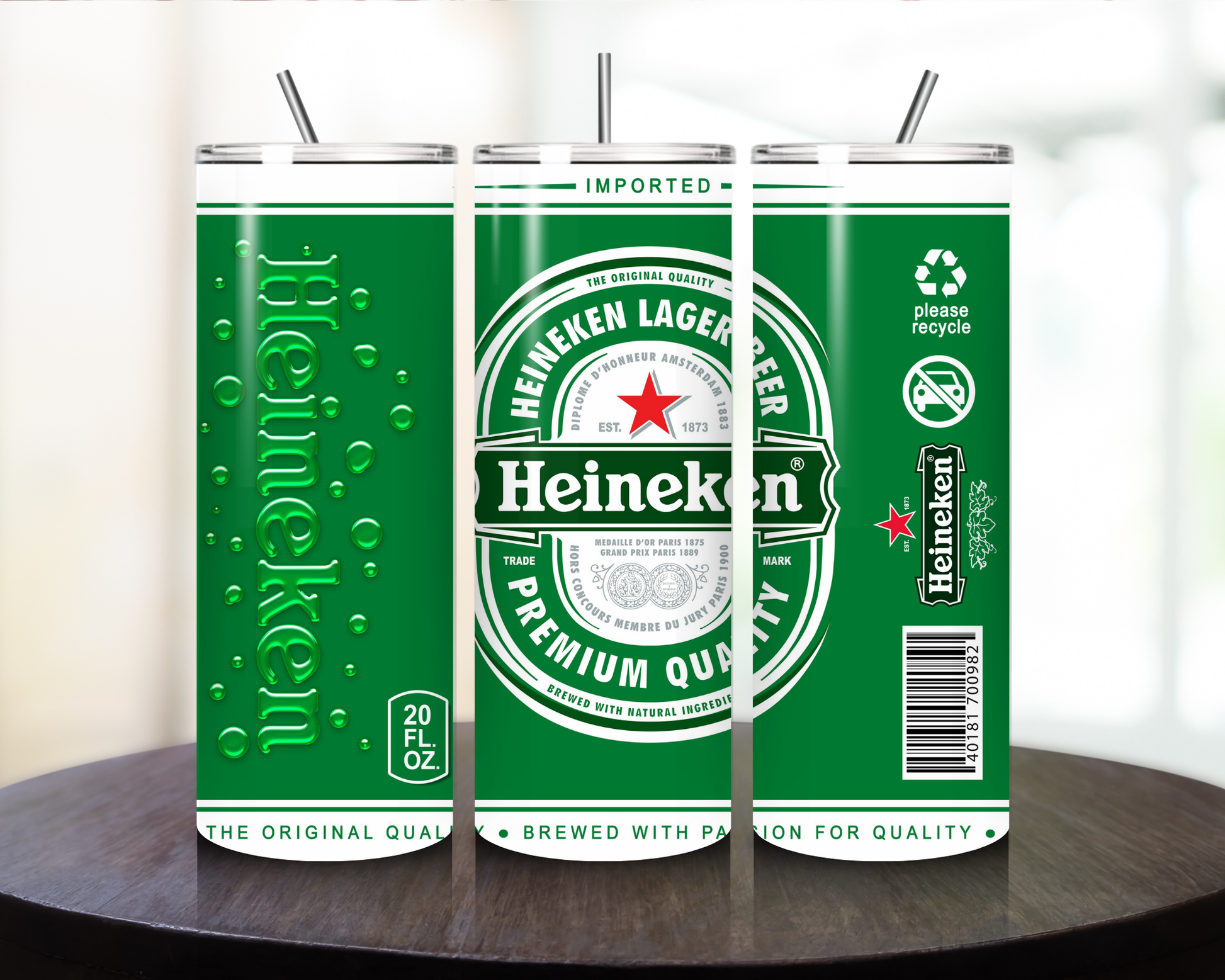 Heineken Printed Tumbler - Tumbler Kraze