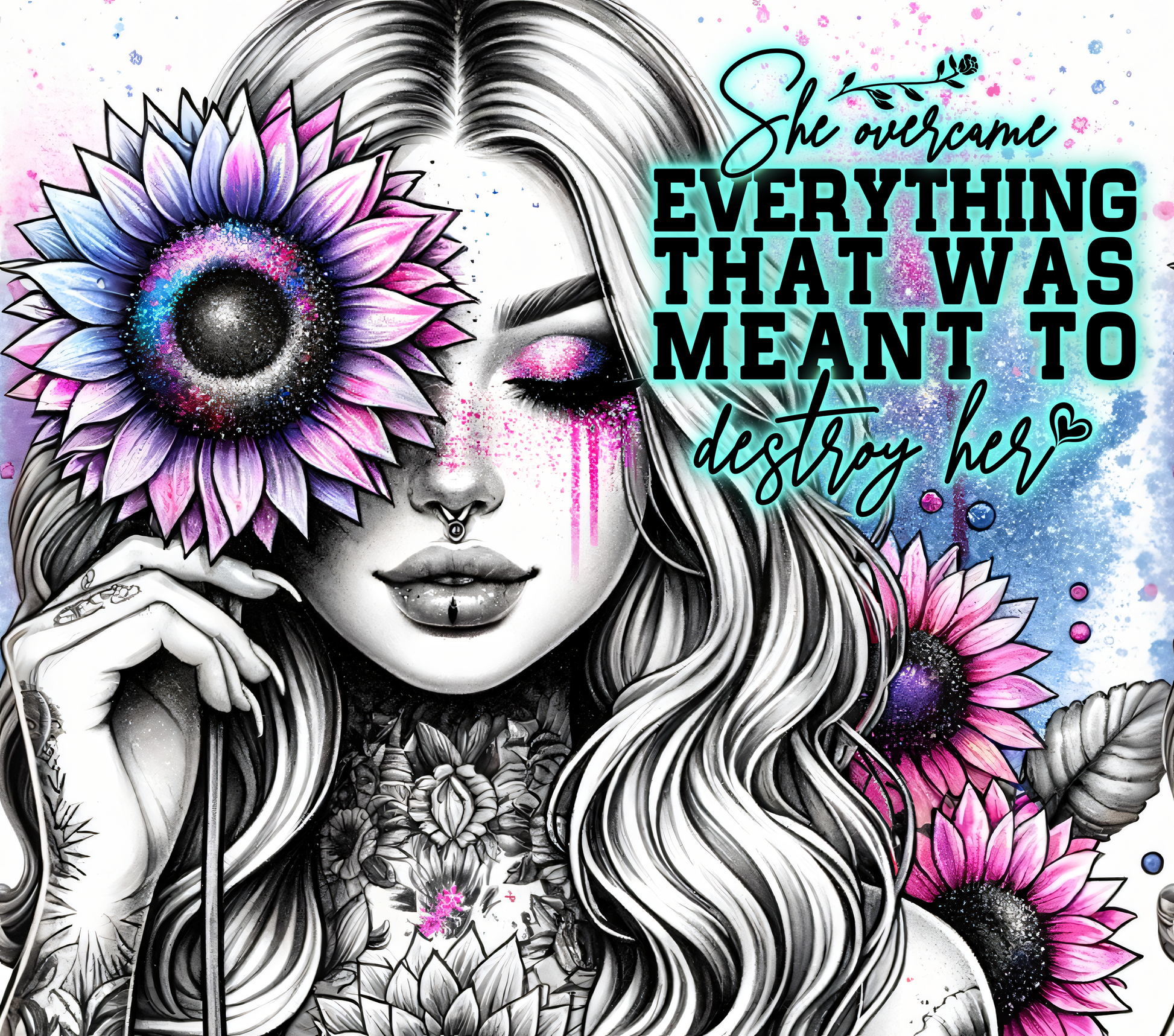 She overcame everything that was meant to destroy her - Tumbler Kraze