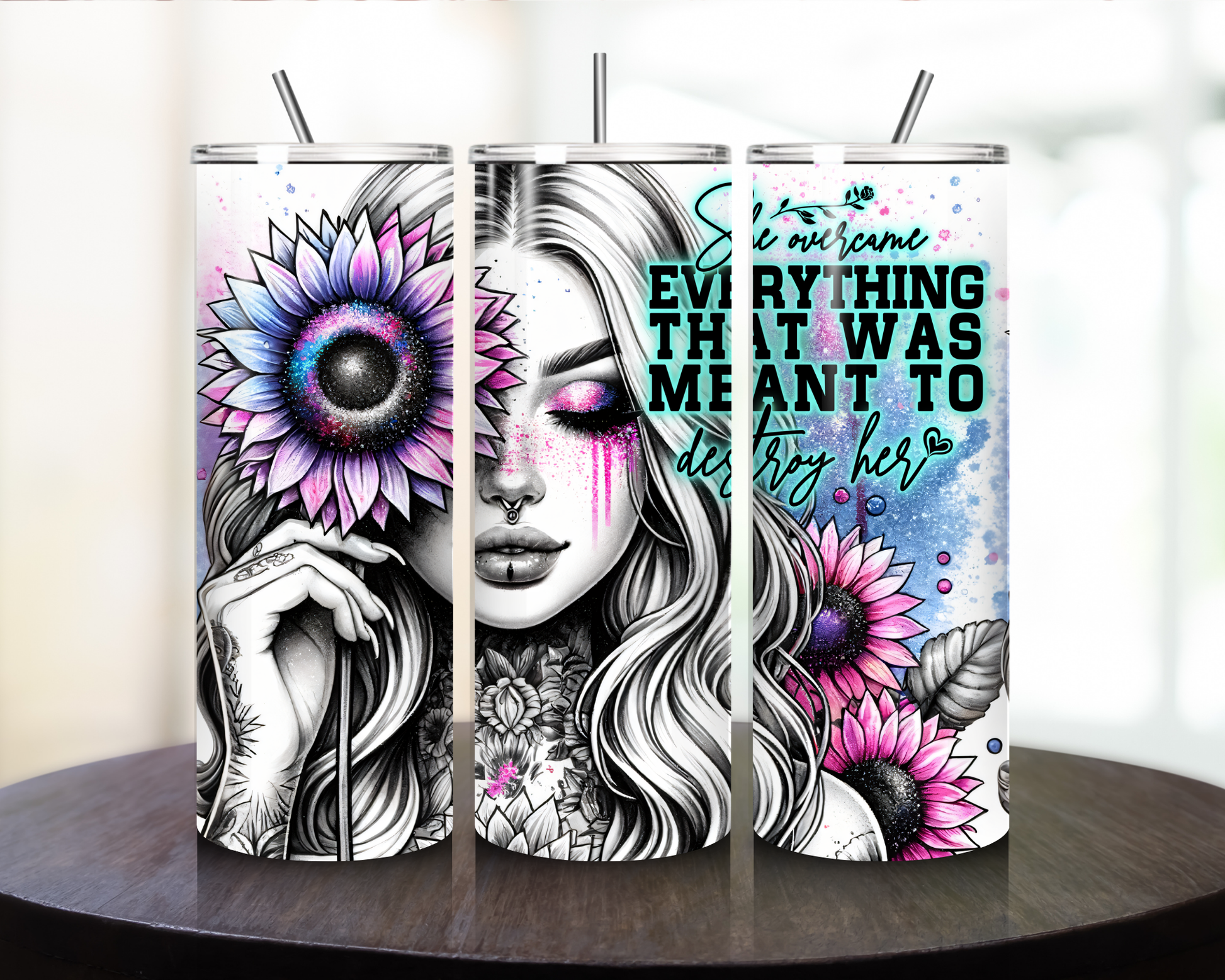 She overcame everything that was meant to destroy her - Tumbler Kraze