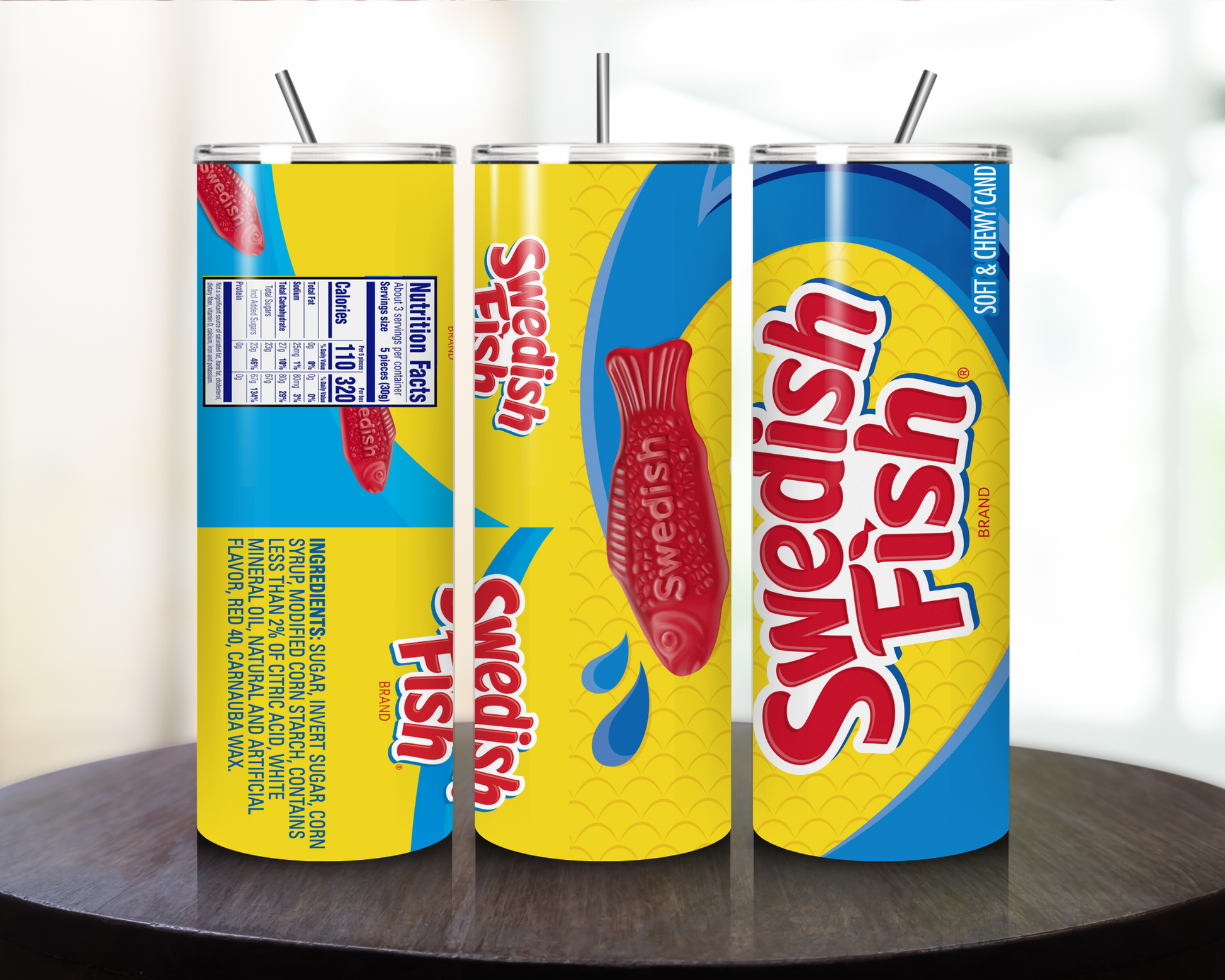 Swedish Fish - Tumbler Kraze