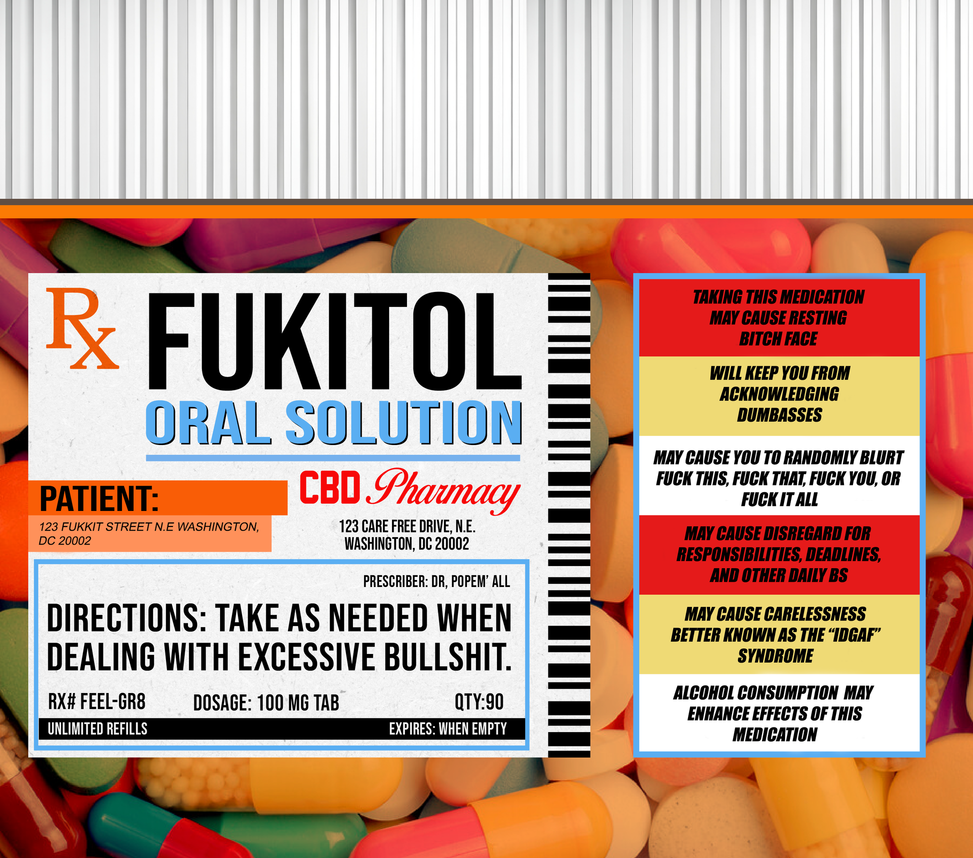 Funny Quote Tumbler (Fukitol) - Tumbler Kraze