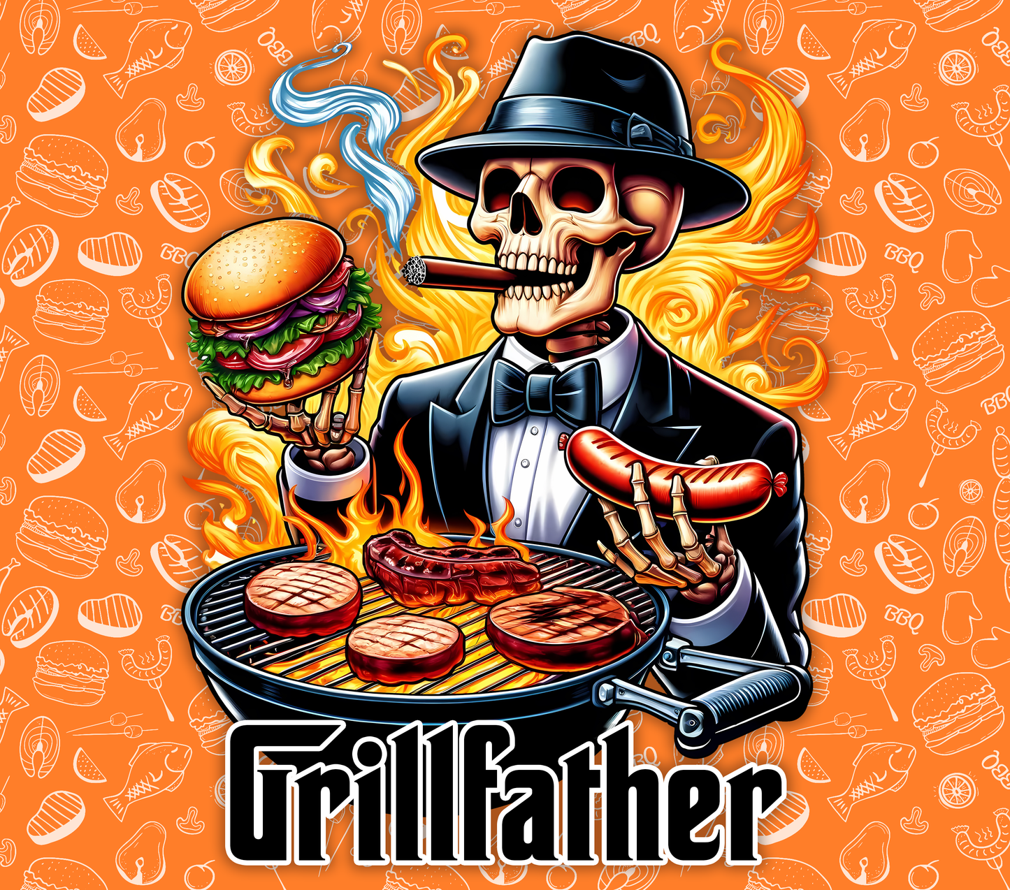 Funny Quote Tumbler (Grill father) - Tumbler Kraze