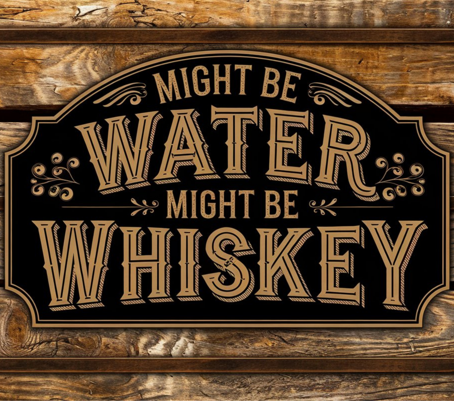 Funny Quote Tumbler (Might be water might be whiskey) - Tumbler Kraze
