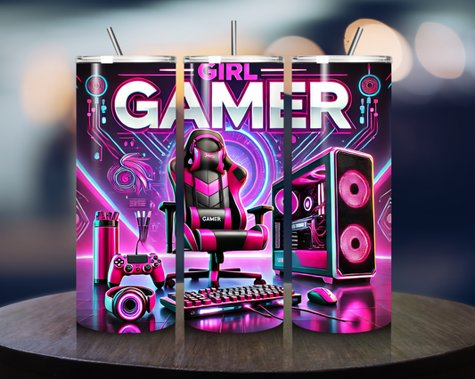 Girl Gamer - Tumbler Kraze